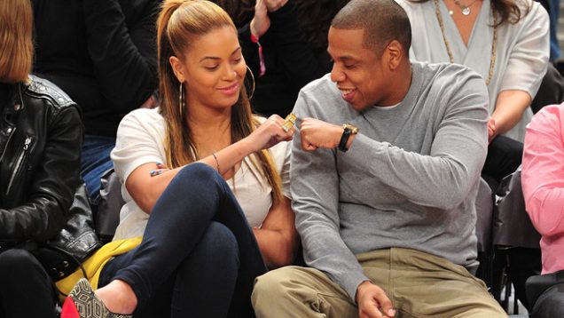 Celebrities Attend The New Jersey Nets v New York Knicks Game – February 20, 2012