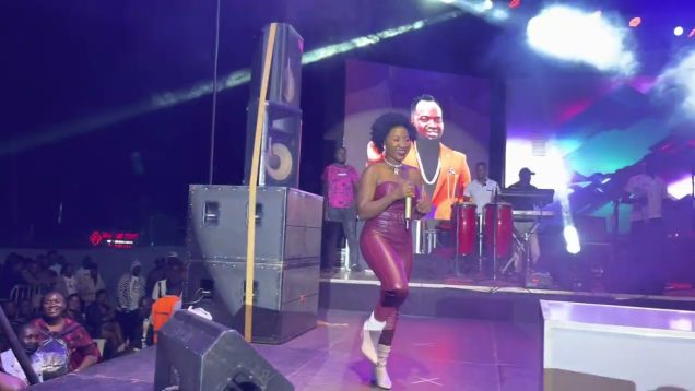 CHOSEN BECKY BANKUZA AT DAVID LUTALO CONCERT 2022