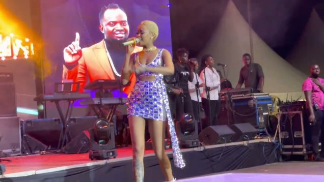 NINA ROZ PERFORMANCE AT DAVID LUTALO CONCERT 2022 AT HOTEL AFRICANA