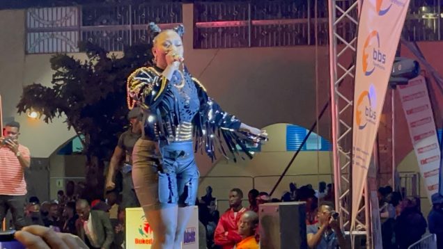 TALENTED CAROL NANTONGO AT DAVID LUTALO CONCERT 2022