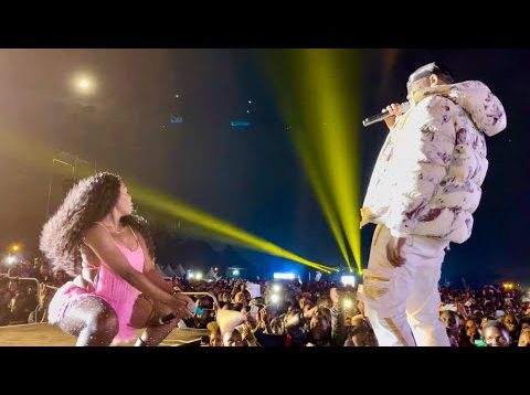 KAROLE KASITA SURPRISED EDDY KENZO WITH DANCE MOVES ALTHOUGH SHE IS PREGNANT.