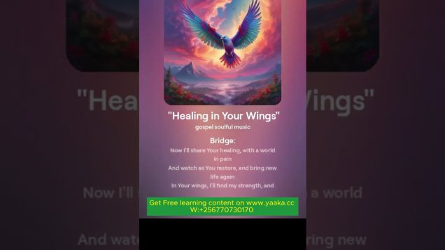 Healing in your Wing